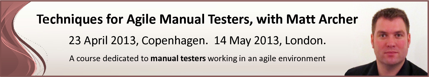 Techniques for Agile Manual Testers Banner